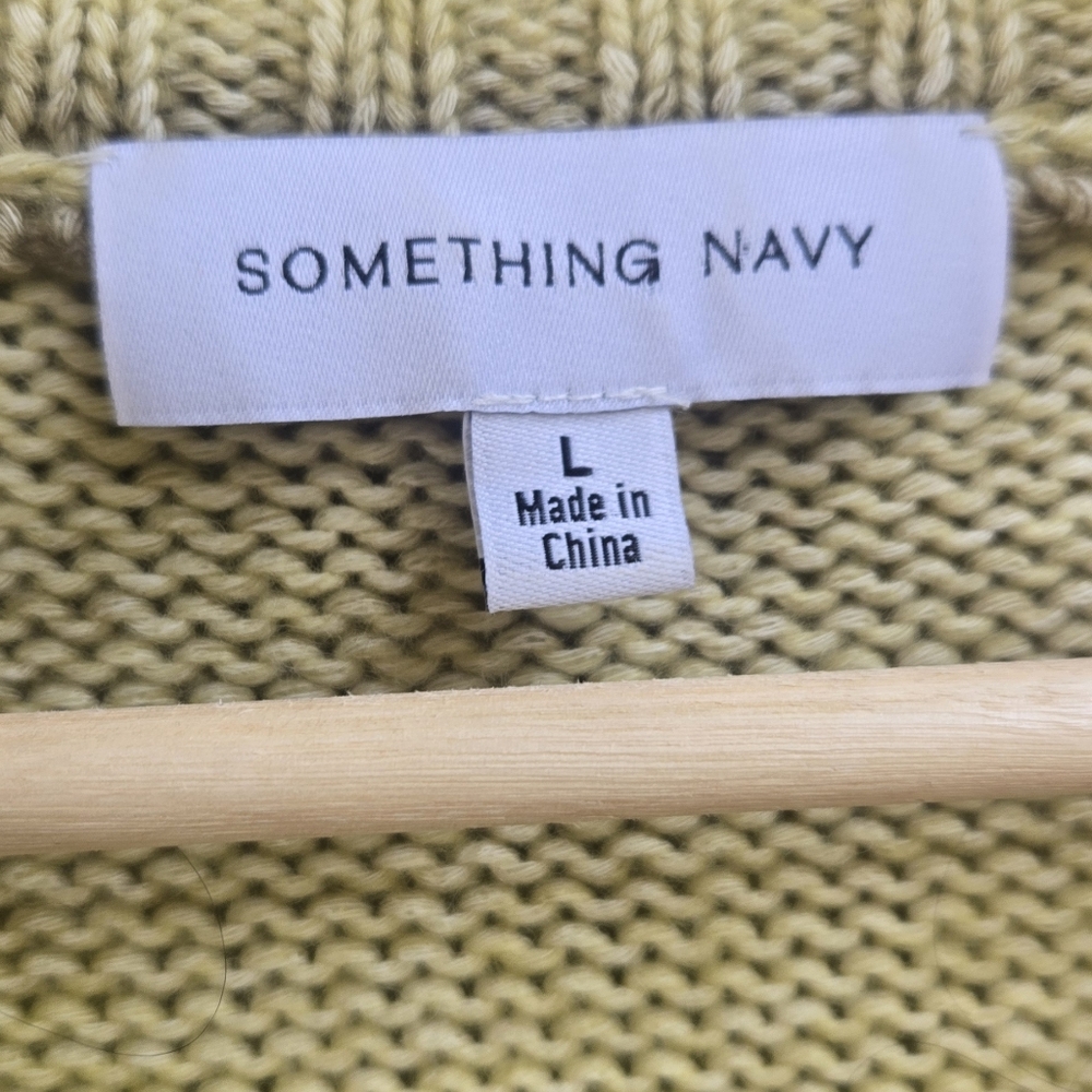 Something Navy Wool Blend Sweater - image 6